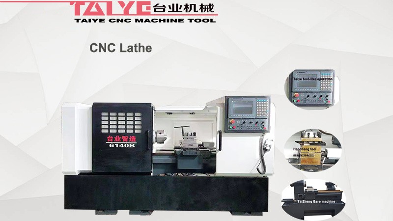 6140 High Speed Metal Machining Horizontal CNC Lathe Machine