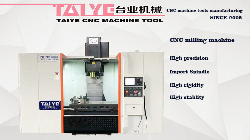 Máquina fresadora CNC vertical VMC1270 tipo 3 eixo para venda