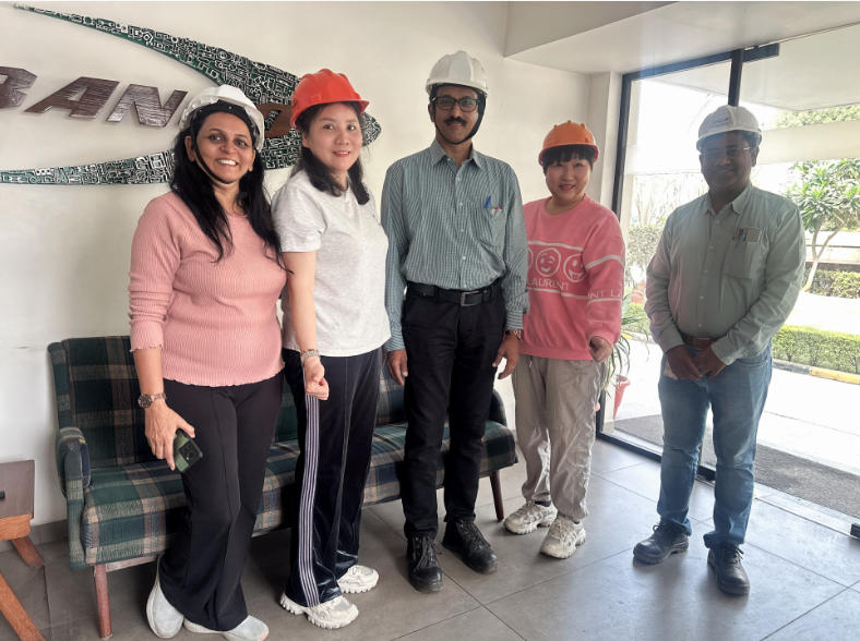 Taiye group visited India for inspection and technical training