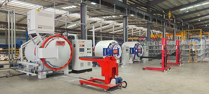 Taiye vacuum furnace in customer factory onsite