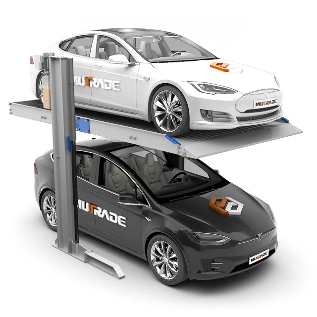 Hydraulic 2 Post Smart Car Parking Lift Equipment