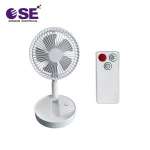 Mini ventilador de deformación de almacenamiento conveniente tipo extensión con control remoto