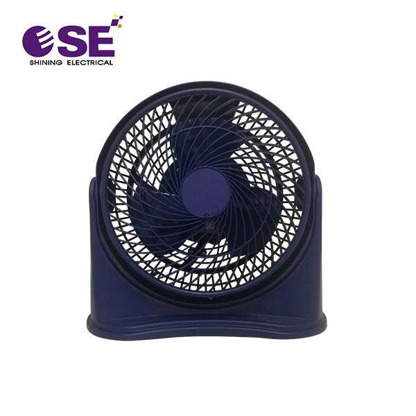 Mini ventilador de cabeza de ángulo de inclinación ajustable vertical de alto rendimiento de 8 pulgadas