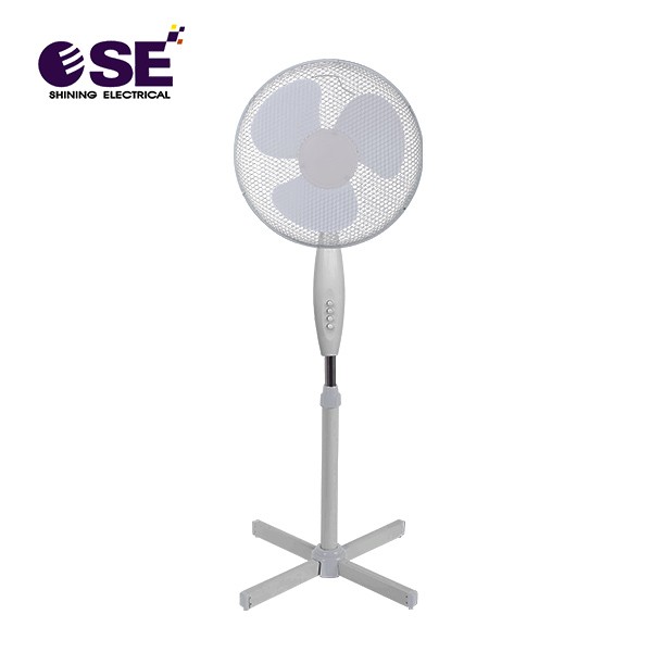 16 Inch Cross Base ETL Certification Adjustable Pedestal Stand Fan