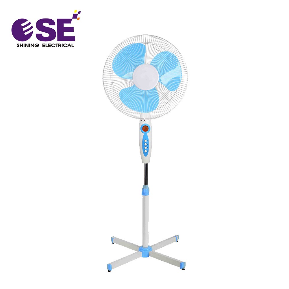 CB Certificate 16 Inch Pp Blade Stand Fan With Lamplet