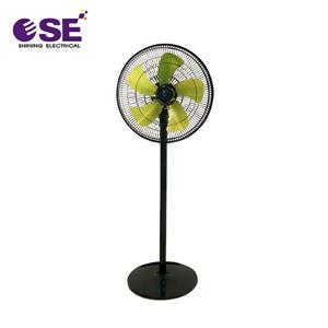 Switch On Motor Cover Fans Metal Plastic Grill Metal Column 16 Inch Stand Fan
