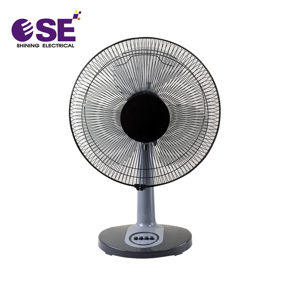 household use 4 button round base air circulator 16 inch table fan