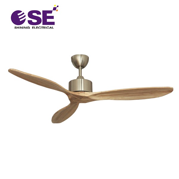 Solid Wooden 52 Inch Decorate Hang Fan Without Light