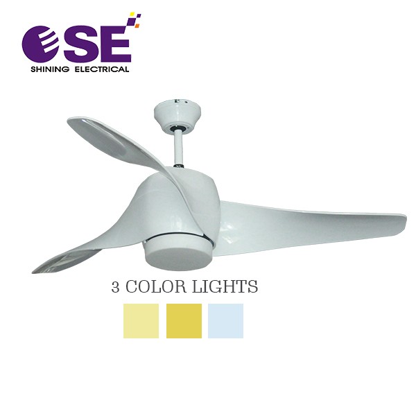 Curved Blade 52 Inch Decorate Ceiling Fan With Wifi Control