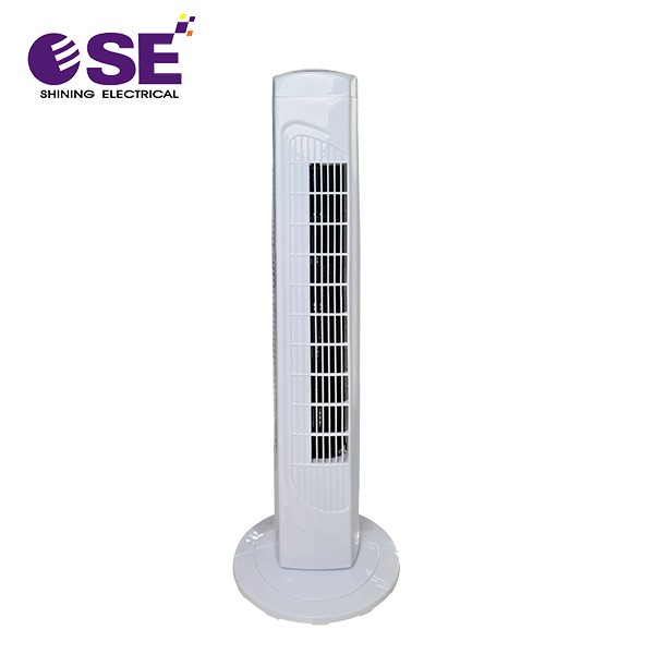 Aluminum Motor PP Body 3 Speeds Tower Fan Without Timer