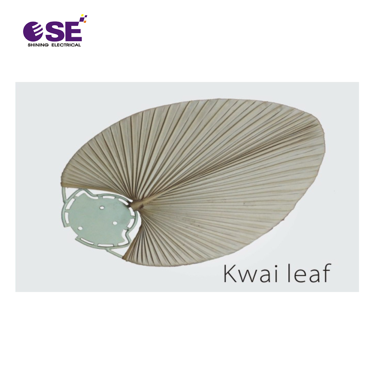 rattan kwai leaf nature wooden MDF Plywood ABS fan ceiling blade