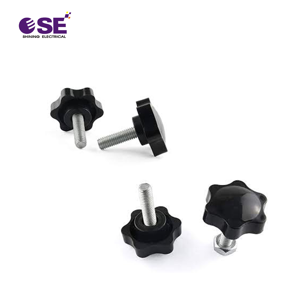 electric fan parts pipe screw 7 Shape Screw Fixed Nuts Plum Blossom Shape Screw