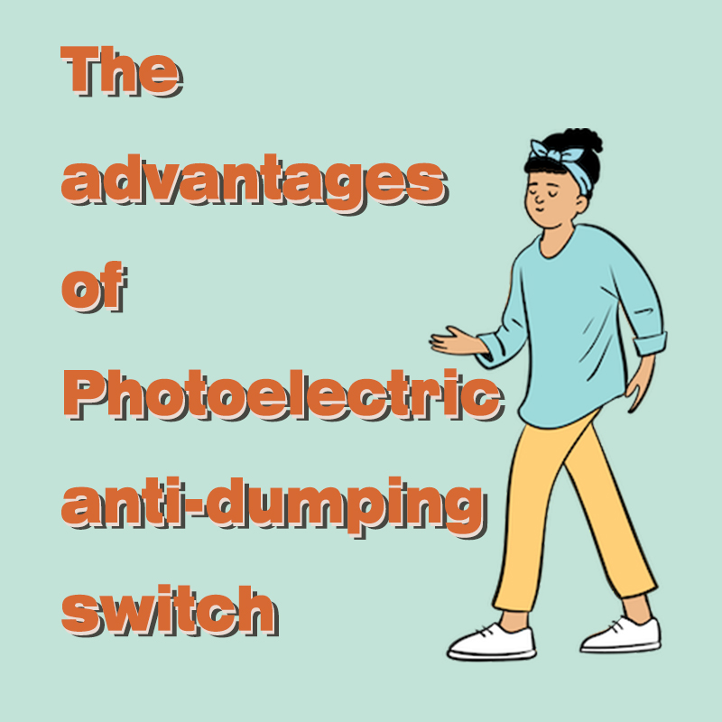 Photoelectric anti-dumping switch