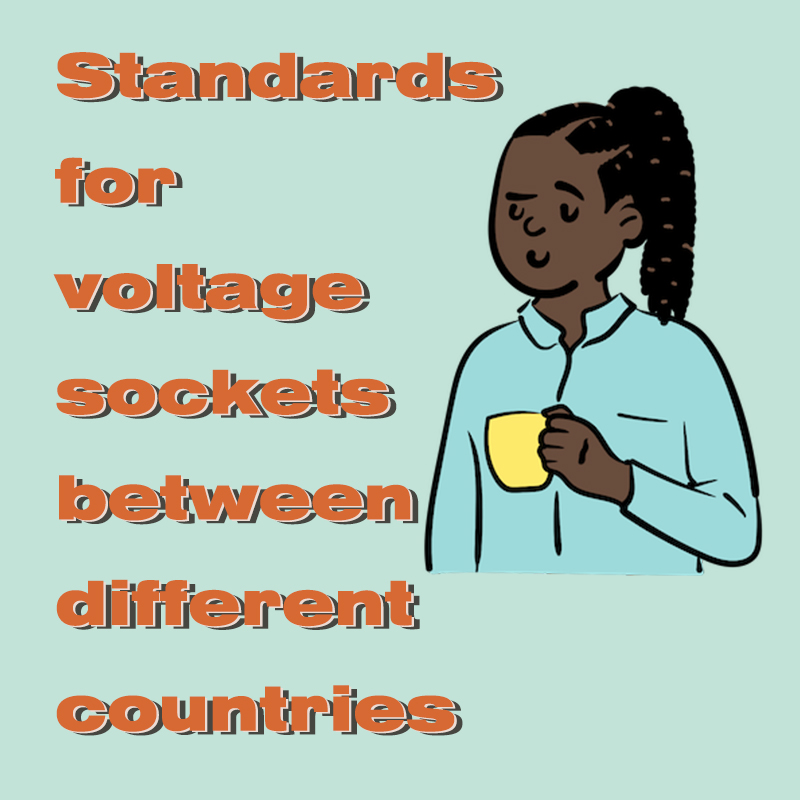 Standards for voltage sockets between different countries