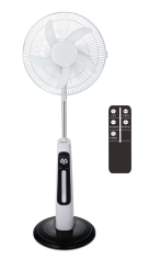 Solar Powered AC DC Rechargeable Fan