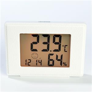 مقياس الرطوبة الرقمية شاشة LCD المنبه باكلايت