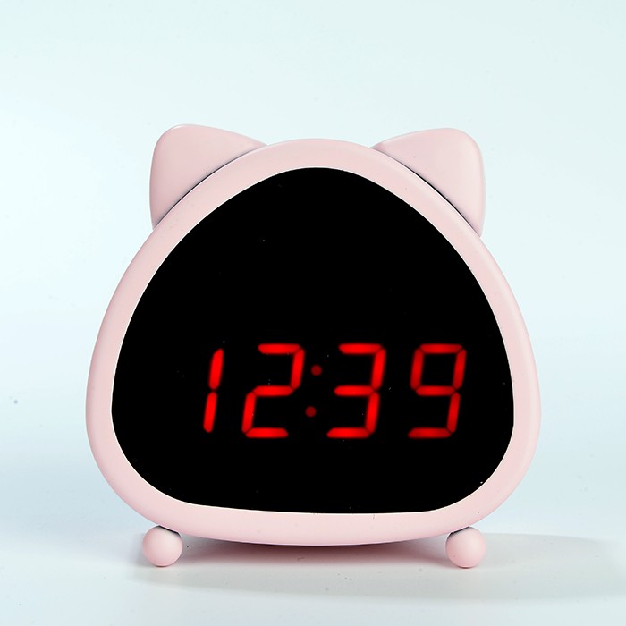 Mouse Shape Student LED Alarm Clock Tabe Clock Gift
