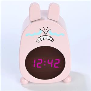 Relógio LED com forma de animal fofo para crianças