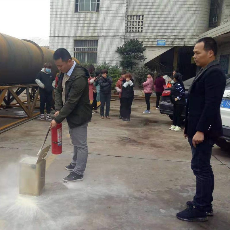Exercício de incêndio para fábrica de eletrônicos Hengxiang