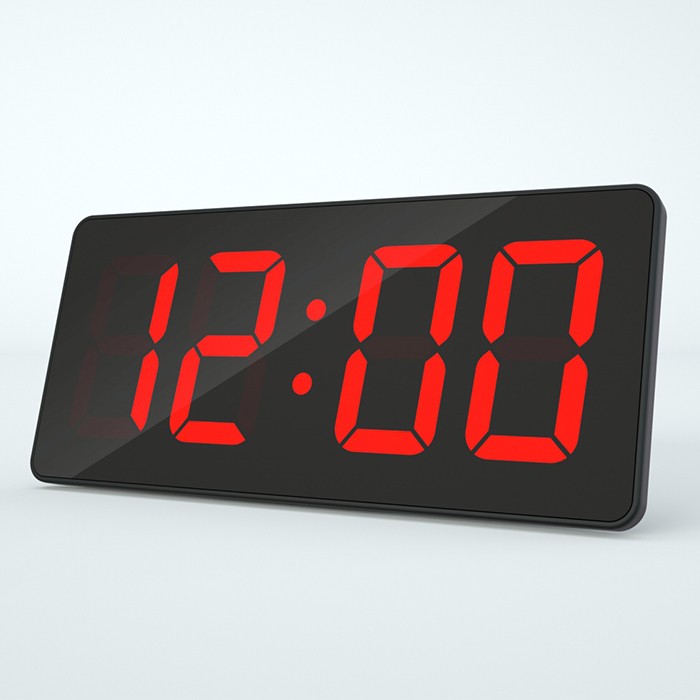 New Digital LED Alarm Clock Three Group Alarm Voice Wake Up