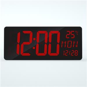 Большой светодиодный настольный будильник Светодиодные настенные часы с функцией голосового пробуждения