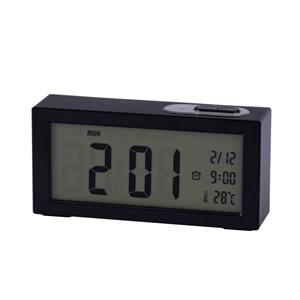 fabricante de relojes Reloj despertador digital LCD con luz de fondo y temperatura