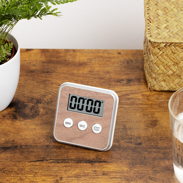 clock factory wooden digital timer count down lcd kitchen timer