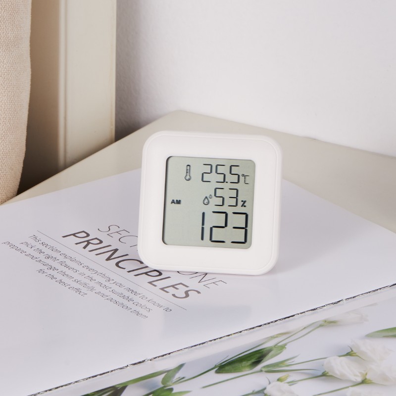 China Manufacturer sales LCD humidity temperature clock digital hygrothermograph