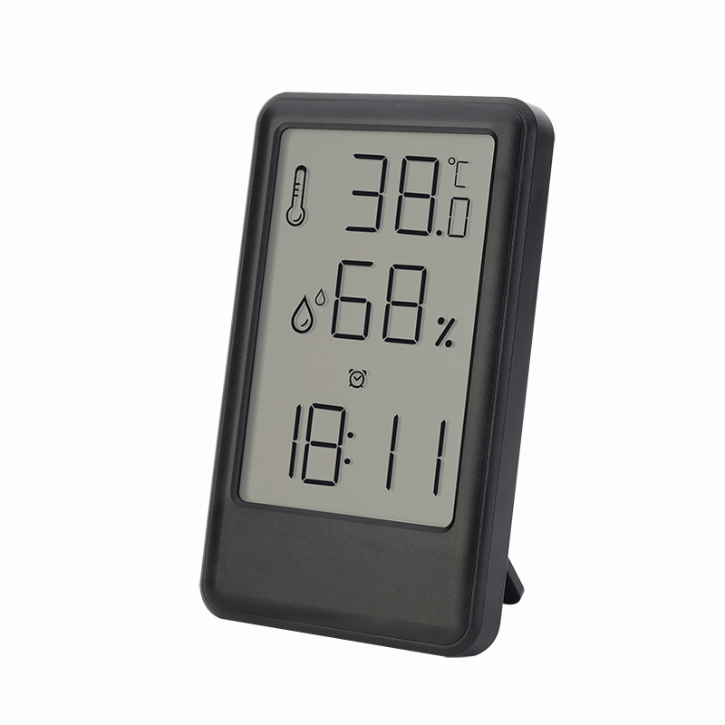 China factory wholesale LCD temperature humidity alarm clock Hygrothermograph