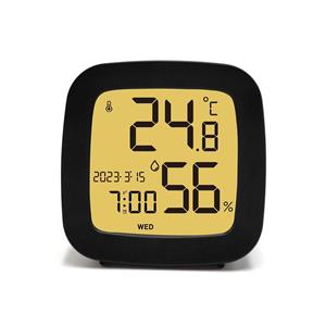 New hot selling Multifunctional LCD alarm clock with temperature and humidity