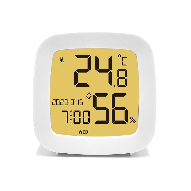 New hot selling Multifunctional LCD alarm clock with temperature and humidity