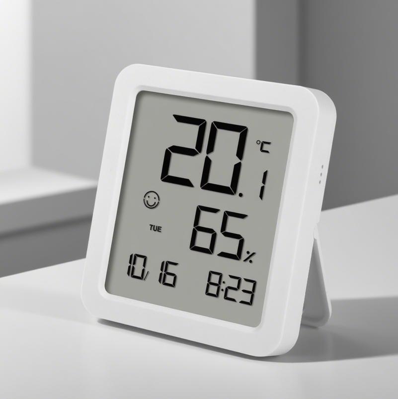 Room thermometer, indoor humidity meter, digital temperature and humidity sensor monitor are suitable for home offices, pets and plants.