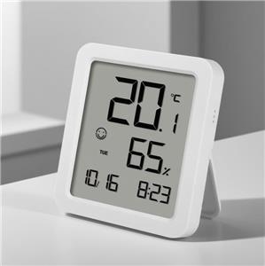 Room thermometer, indoor humidity meter, digital temperature and humidity sensor monitor are suitable for home offices, pets and plants.
