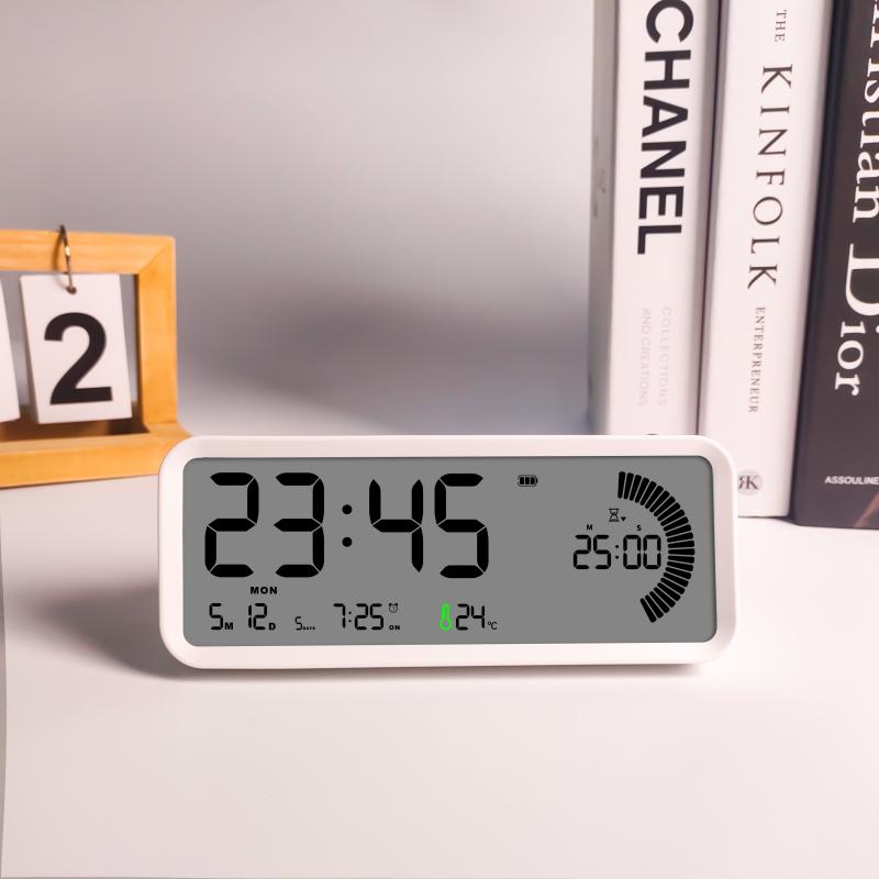 Factory supply New LCD digital visual timer multifunctional LCD alarm clock with count down timer