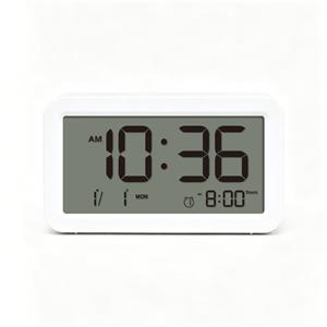China clock factory Mini LCD table alarm clock simple functions digital student clock