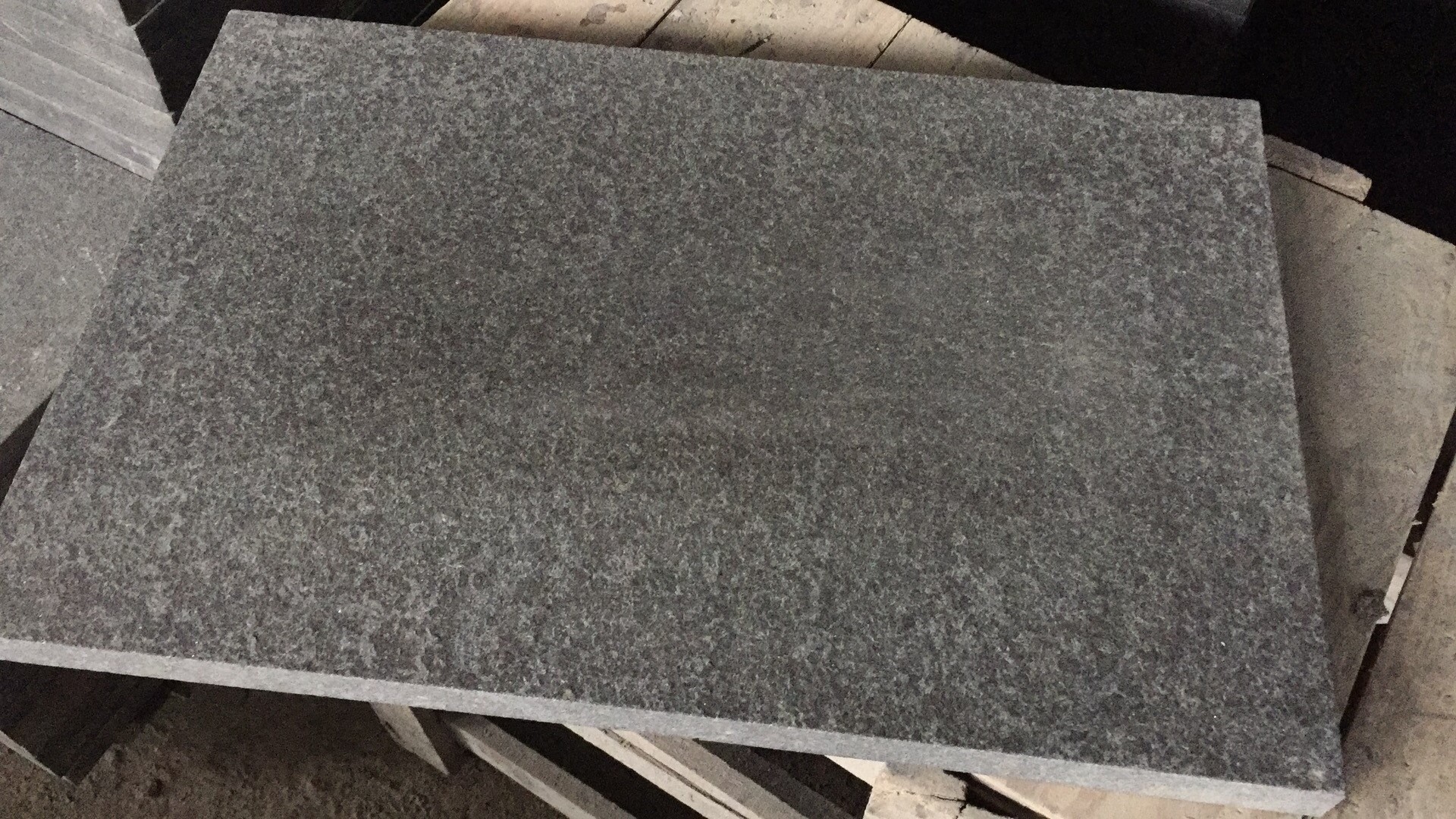 New G684 Black Granite Floor Paving Stone