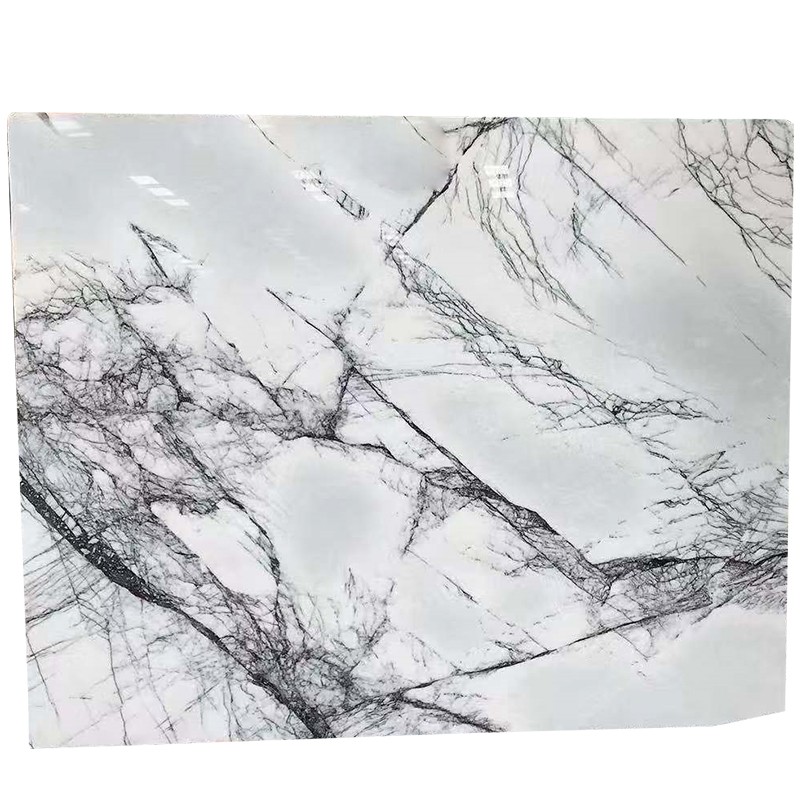 Baltos „Malis Lalic“ marmurinės vonios plytelių plokštės
