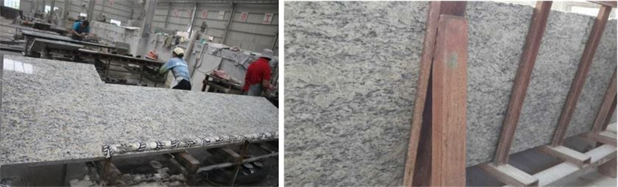 Jubin Pelapisan Granit Beige Brazil