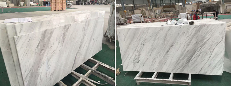 white marble floor tile