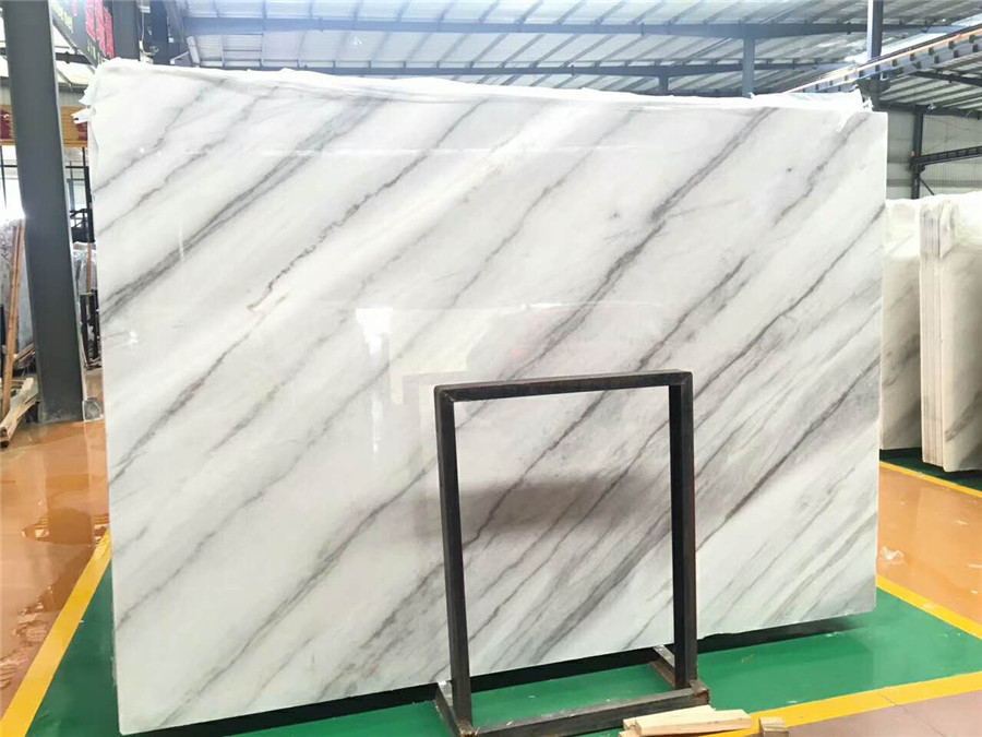 white marble wall tile