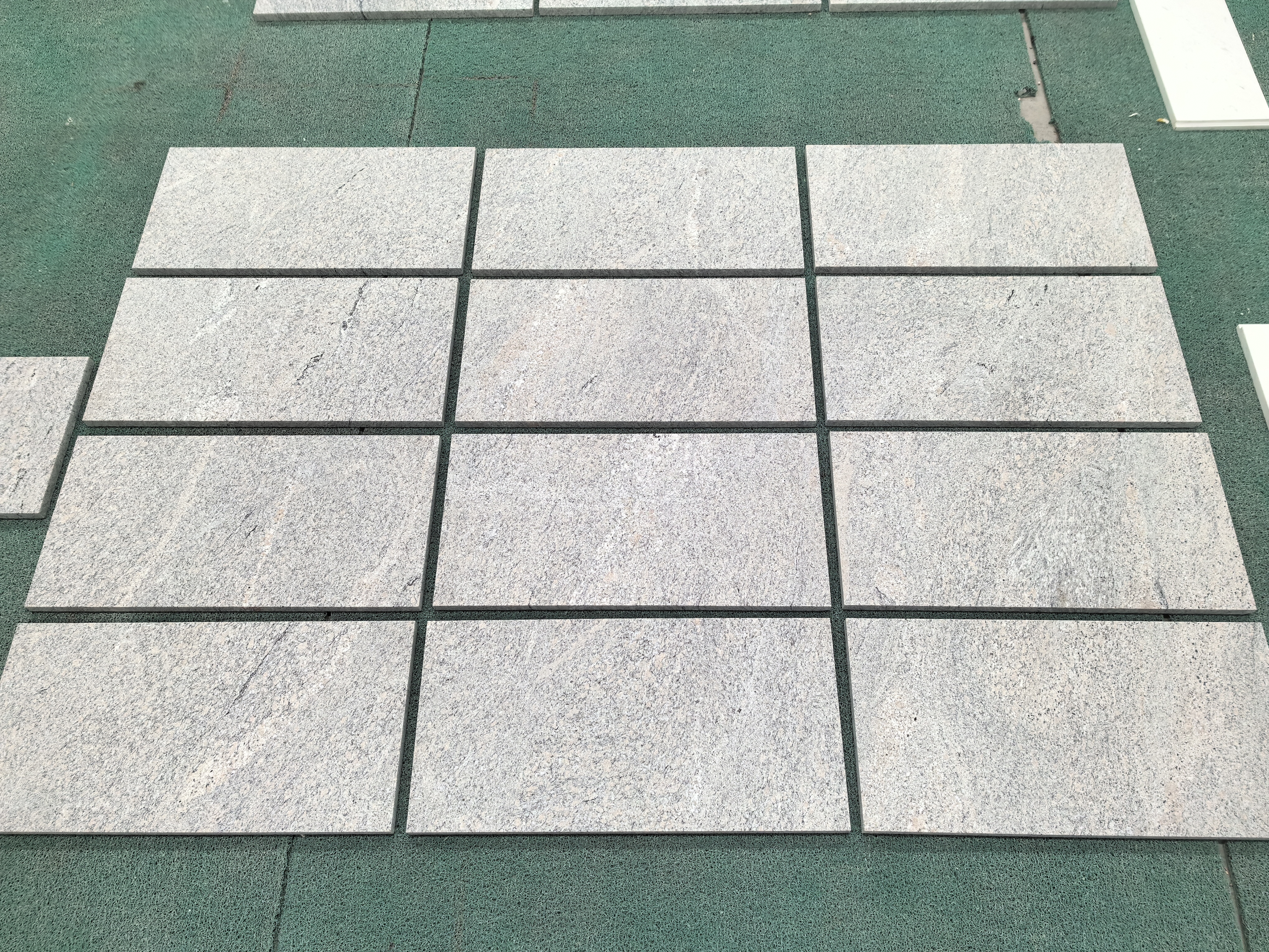 exfoliated grey granite