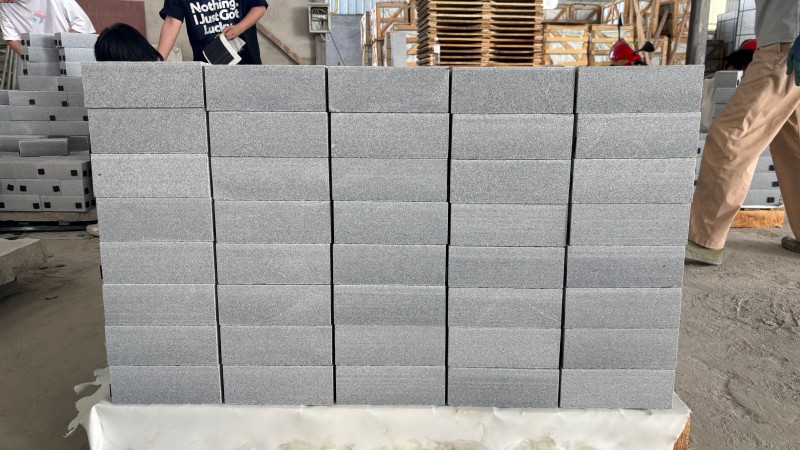 G633 granite cube paver tile