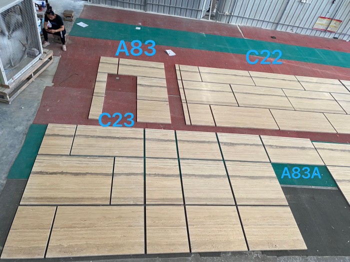 Travertine Silver Marthe