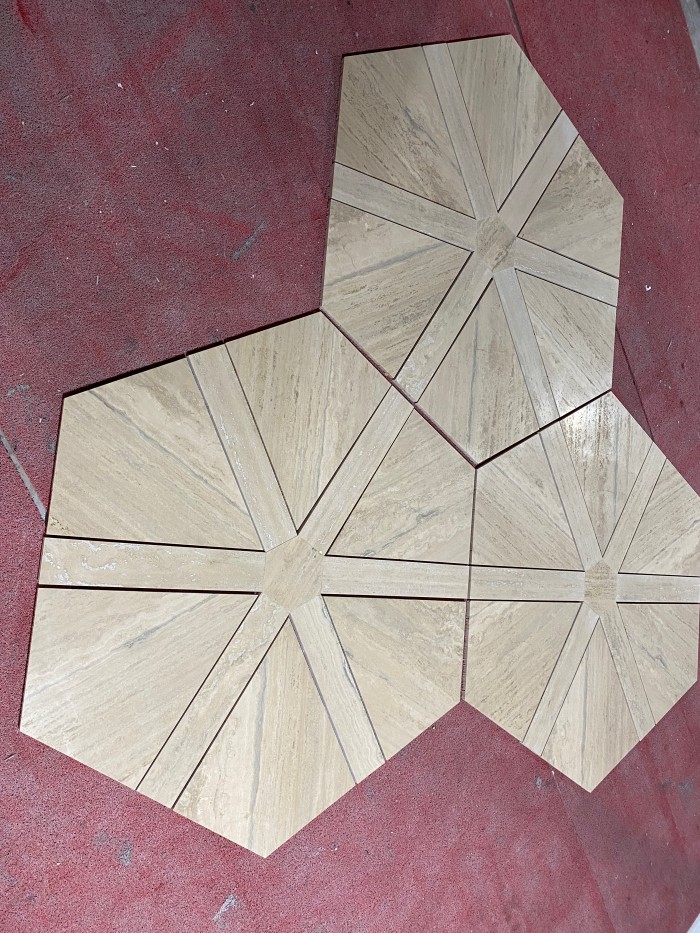 Travertino Silver Mic