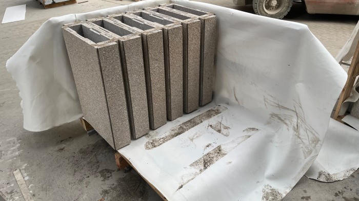 bush hammered granite