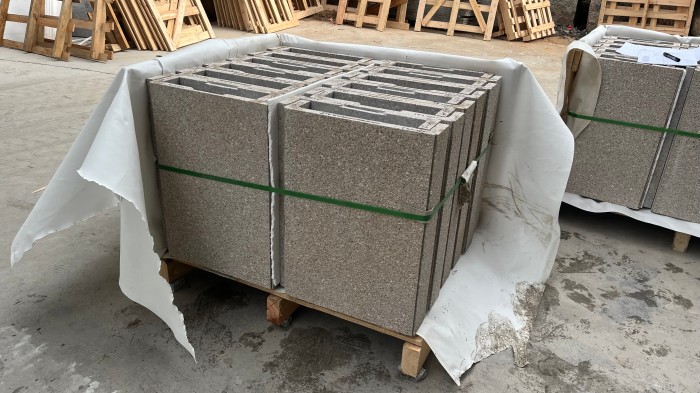 light rusty granite flooring