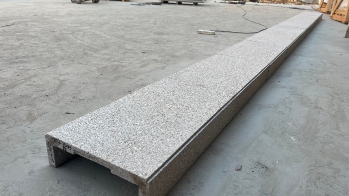 bush hammered granite