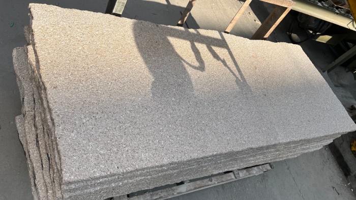 pink granite cladding