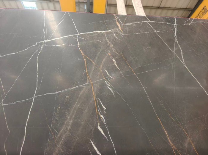China Black St Laurent Marble Slabs Marble Tiles