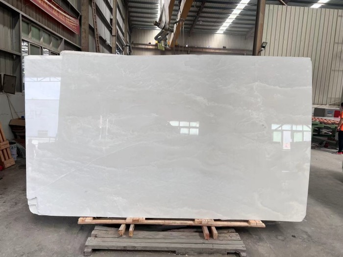 Alpine White Marble honed
